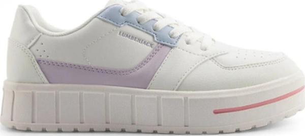 Lumberjack 5M HELENE 5FX Kadın Sneaker Ayakkabı Kırık Beyaz - Image 1
