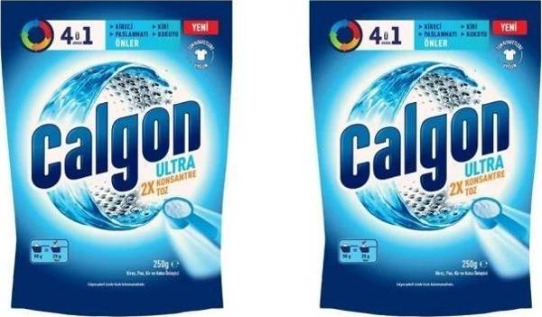 Calgon Power Kir, Pas, Kireç ve Koku Önleyici 4'ü 1 Arada Ultra Konsantre Toz 250 gr x 2 Adet - Image 1
