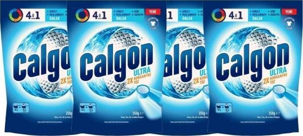 Calgon Power Kir, Pas, Kireç ve Koku Önleyici 4'ü 1 Arada Ultra Konsantre Toz 250 gr x 4 Adet - Image 1