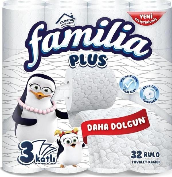 Familia Plus 32'li Tuvalet Kağıdı 1 Favori - Image 1