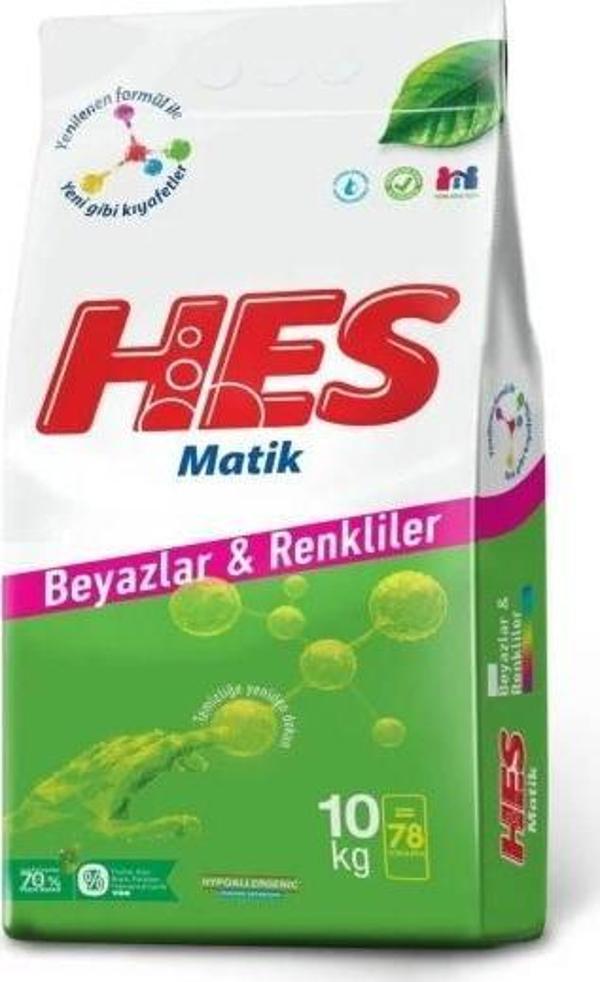 Hes Matik Beyazlar ve Renkliler 10 KG - Image 1