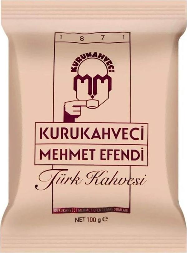 Kurukahveci Mehmet Efendi Türk Kahvesi 100 Gr x 3 Adet - Image 1