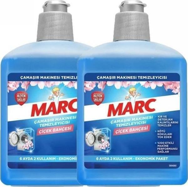 Marc Çamaşır Makinesi Temizleyici Floral 500 Ml x 2 Adet - Image 1