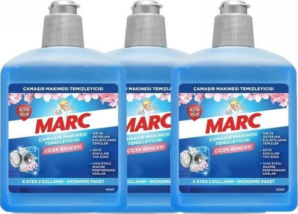 Marc Çamaşır Makinesi Temizleyici Floral 500 Ml x 3 Adet - Image 1