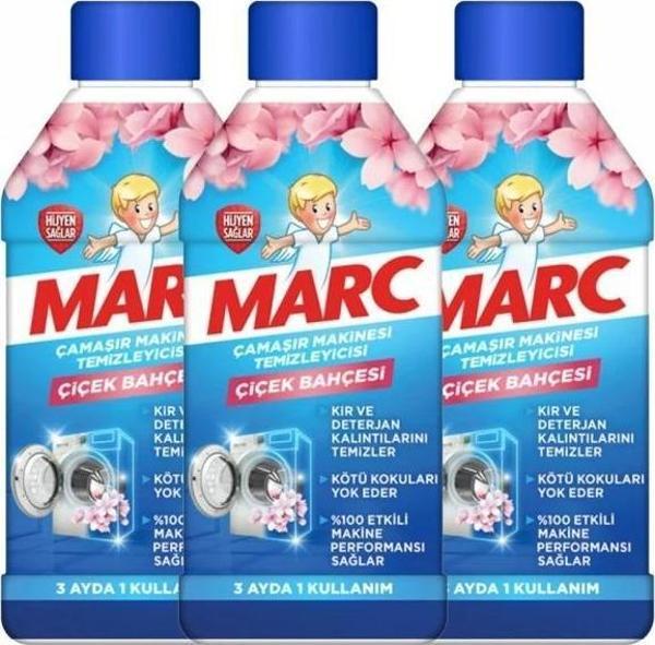Marc Çamaşır Makinesi Temizleyici Tekli 250 Ml x 3 Adet - Image 1