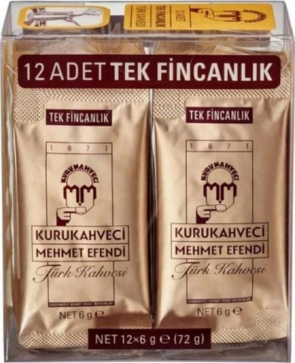 Mehmet Efendi Kuru Kahve 12x6gr Paket - Image 1