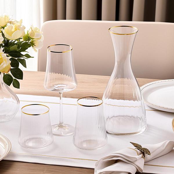 Aryıldız Crystal Gold 37 Parça 12 Kişilik Su Seti - Image 1