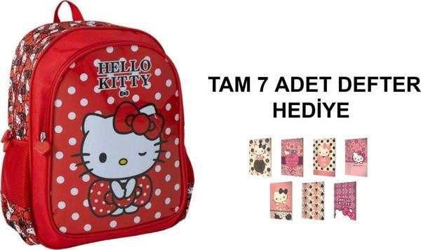 Hello Kıtty Okul Çantası (TAM 7 ADET DEFTER HEDİYE) - Image 1