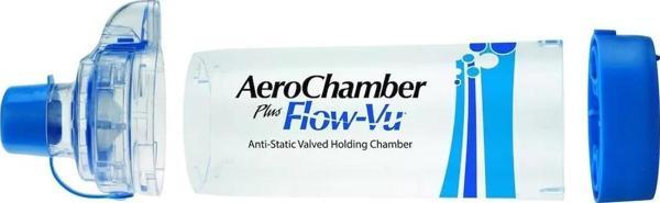 AeroChamber Anti Static Mavi Maskesiz Flow İnhalatör - Image 1