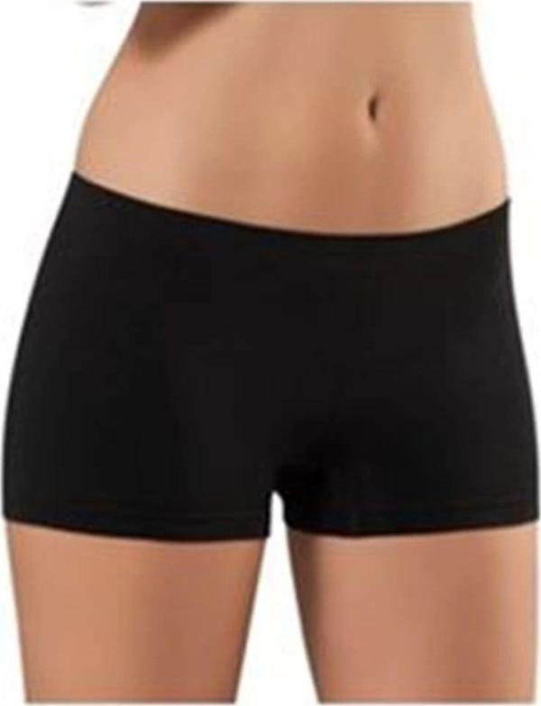 Siyah Dikişsiz Kadın Boxer Korse - 700 - Image 1