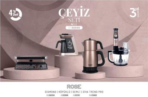 4'lü Çeyiz Seti St90006 Rose - Image 1