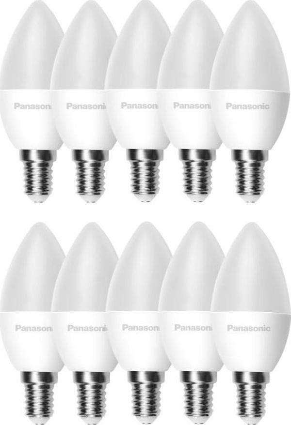 Panasonic 4,9W (40W) Led Mum Ampul Günışığı - 4000K E14 10 Adet - Image 1