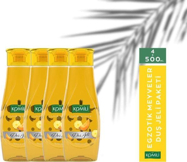 Komili Egzotik Meyveler Duş Jeli 4 ADET 4X500 ml - Image 1