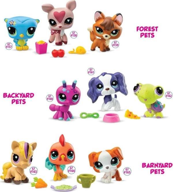 6469 SUN-Littlest Pet Shop Minişler 3’lü Figür Setİ - Image 1