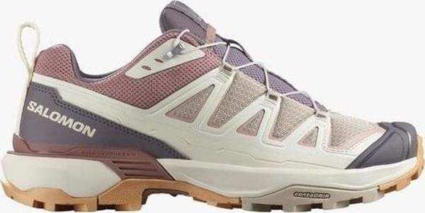 Salomon 478183 X Ultra 360 Edge W Silver Cloud/Vanilla Ice/Burlwood Kadın Outdoor Ayakkabı - Image 1