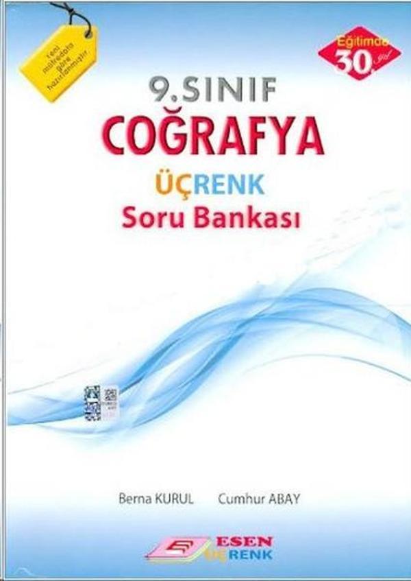 Üçrenk 9. Sınıf Coğrafya Soru Bankası - Esen Yayıncılık - Eğitim - Image 1