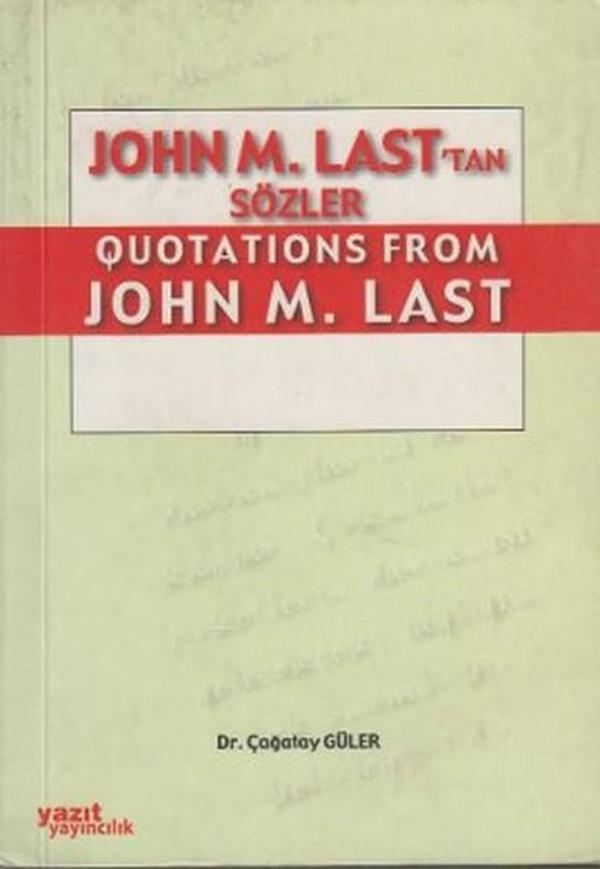 John M. Last'tan Quotations From John M. Last - Yazıt Yayıncılık - Image 1