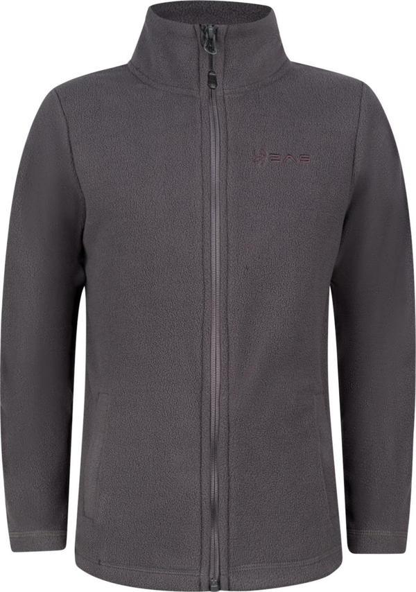 2AS Crystal Çocuk Tam Fermuarlı İnce Polar Sweatshirt Antrasit - Image 1