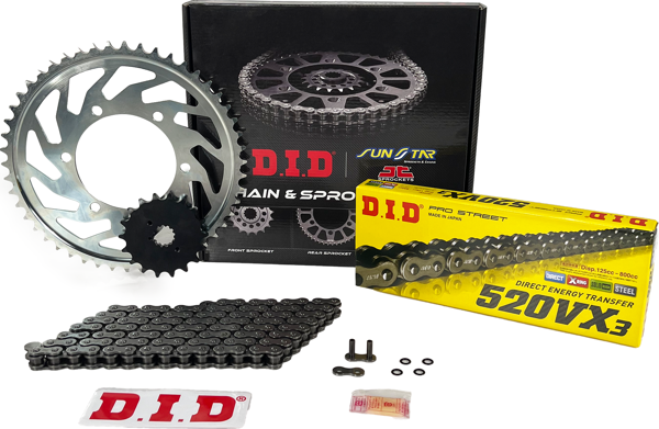 Yamaha ZİNCİR DİŞLİ SETİ YZ F (450 cc) (2009-2014) / / YZ F / 450cc / (ÖN DİŞLİ SAYISI : ORİJİNAL+1) / 2009-2010- - Image 1