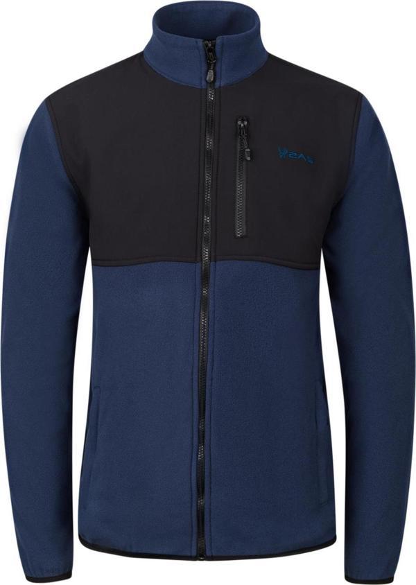 2AS Cliff Erkek Parçalı İnce Polar Sweatshirt Lacivert - Image 1