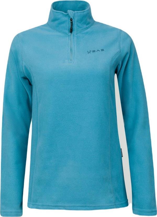 2AS Pinna Yarım Fermuarlı Kadın Polar Sweatshirt Açık Mavi - Image 1