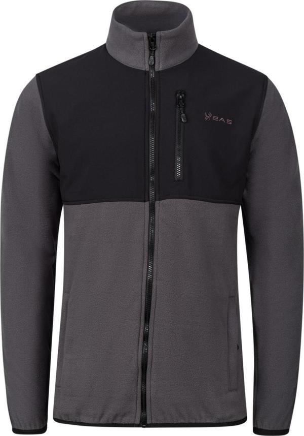 2AS Cliff Erkek Parçalı İnce Polar Sweatshirt Antrasit - Image 1