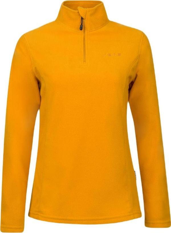2AS Pinna Yarım Fermuarlı Kadın Polar Sweatshirt Koyu Sarı - Image 1