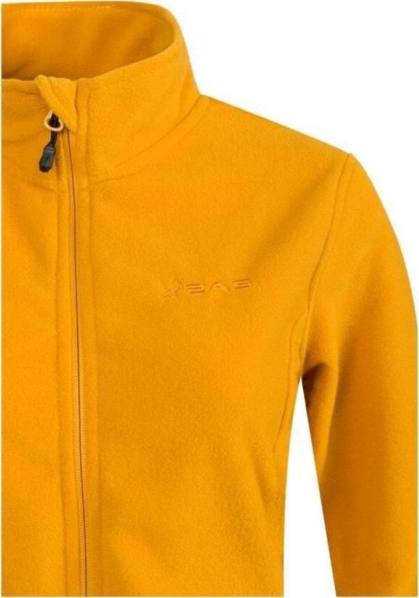2AS Peridot Tam Fermuarlı Kadın Polar Sweatshirt Koyu Sarı - Image 1