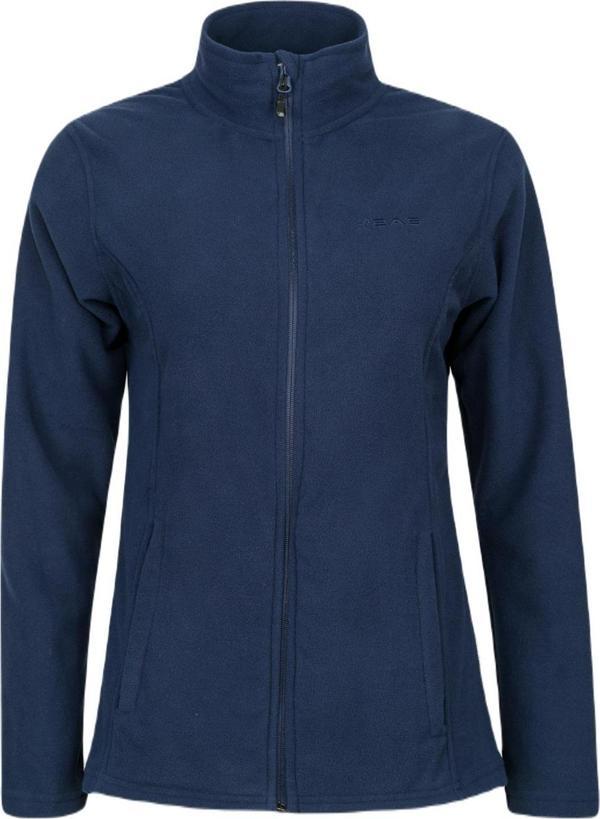 2AS Peridot Tam Fermuarlı Kadın Polar Sweatshirt Lacivert - Image 1