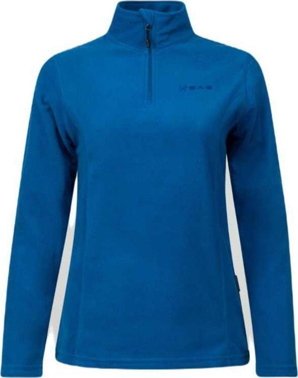 2AS Pinna Yarım Fermuarlı Kadın Polar Sweatshirt Mavi - Image 1