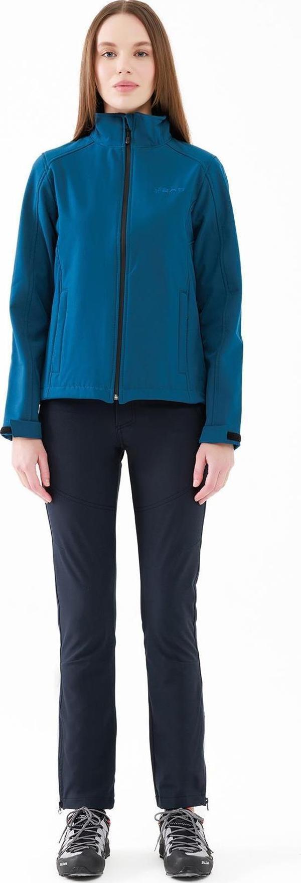 2AS Splint Kadın Softshell Mont Petrol - Image 1