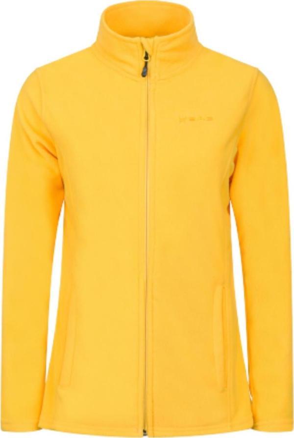 2AS Peridot Tam Fermuarlı Kadın Polar Sweatshirt Sarı - Image 1