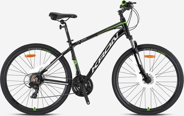 Kron TX100 Trekking V-Fren 28" Jant 18' Kadro 21 Vites Şehir Bisikleti Siyah Yeşil - Image 1