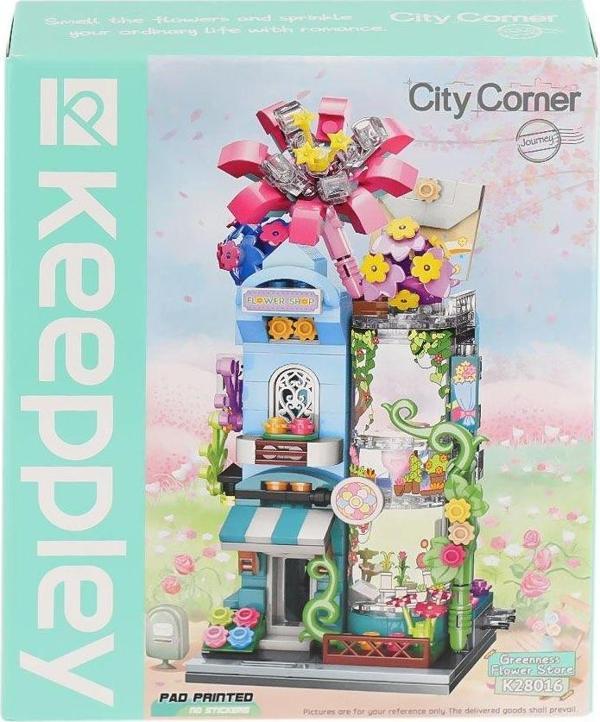 KP28016 Keeppley Grenness Flower Store Blok Seti - Image 1