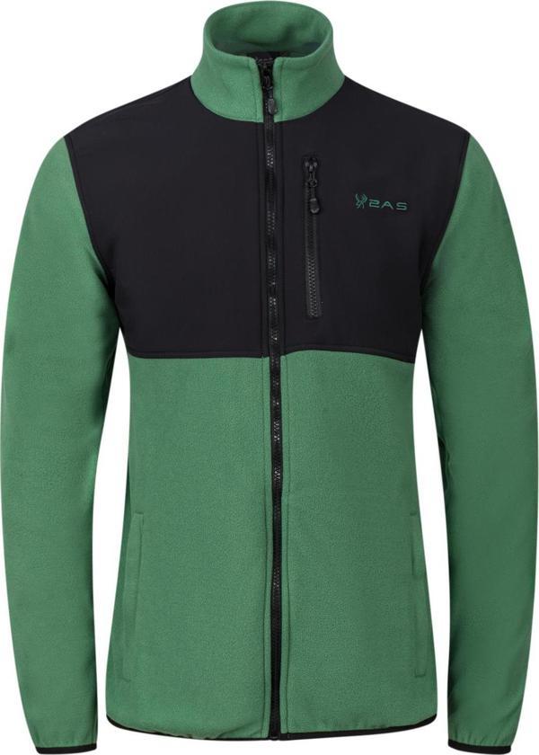 2AS Cliff Erkek Parçalı İnce Polar Sweatshirt Yeşil - Image 1