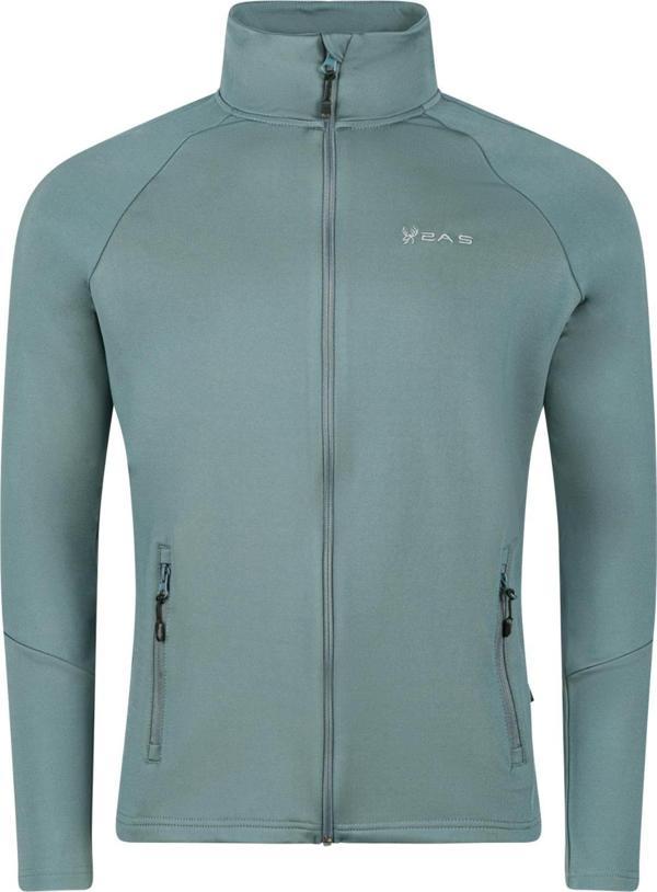 2AS Menza Tam Fermuarli Erkek Sweatshirt Gri - Image 1