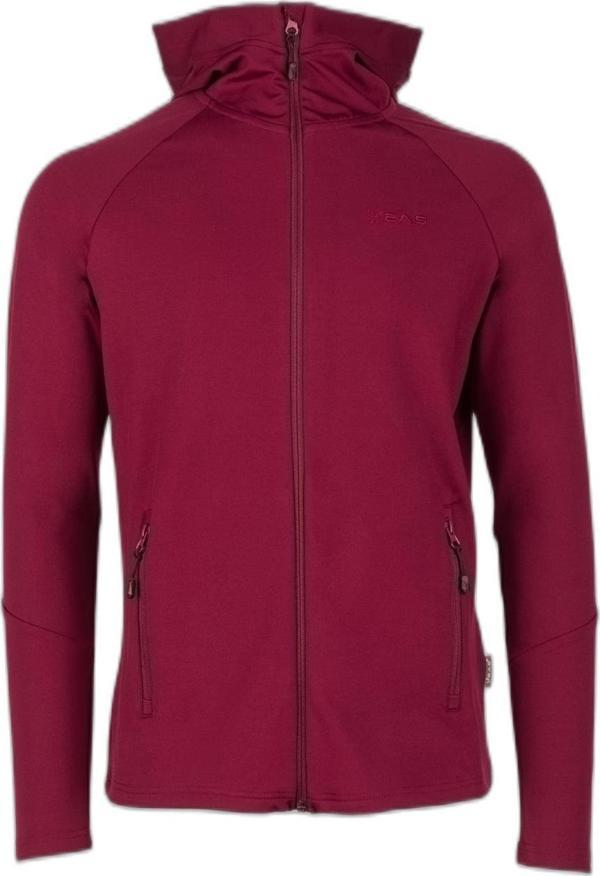 2AS Selenge Fermuarlı Kapşonlu Sweat Bordo - Image 1