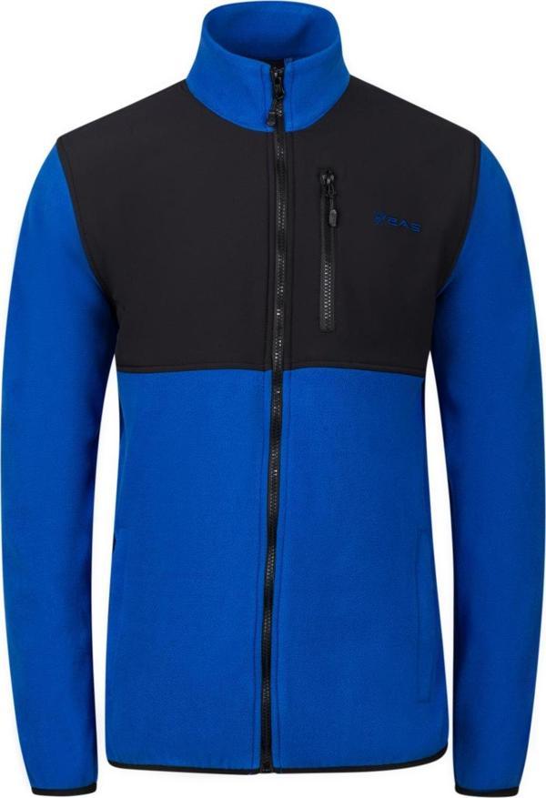 2AS Cliff Erkek Parçalı İnce Polar Sweatshirt Mavi - Image 1