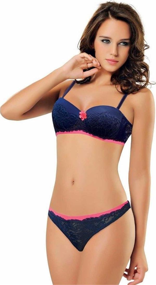 Straplez Sütyen String Takım - Image 1