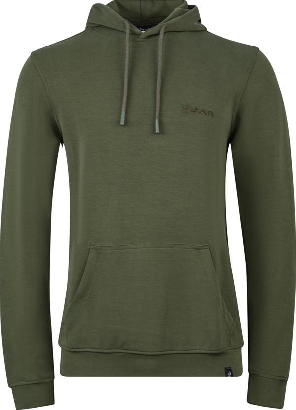2AS Ozwet Kapşonlu Sıfır Yaka Sweatshirt Haki - Image 1