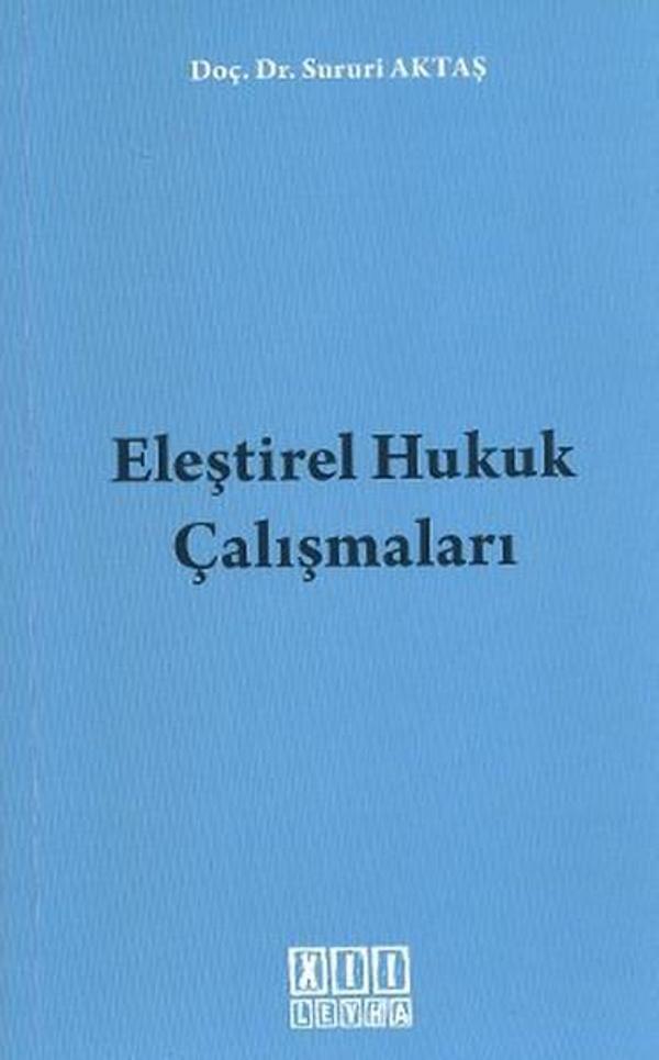 Eleştirel Hukuk Çalışmaları - On İki Levha Yayıncılık - Image 1