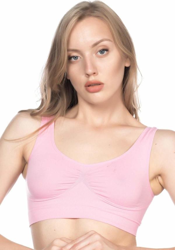 PEMBE   Soft Kalın Askı Büstiyer - Image 1