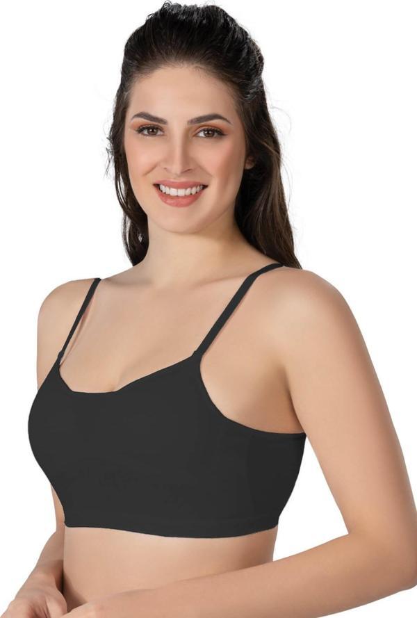 SİYAH    Cotton Kaplı Büstiyer - Image 1