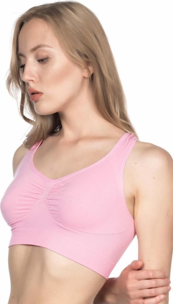 PEMBE   Soft Sporcu Büstiyer - Image 1