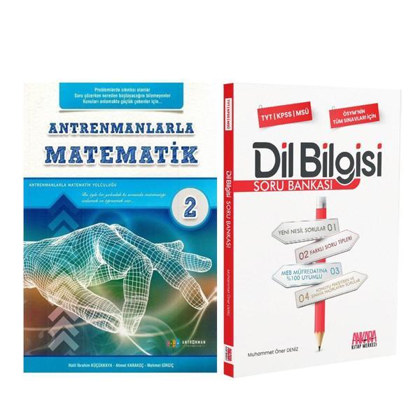 Antrenmanlarla Matematik 2  ve AKM Dil Bilgisi Soru Bankası Seti 2 Kitap - Antrenman Yayıncılık - Image 1