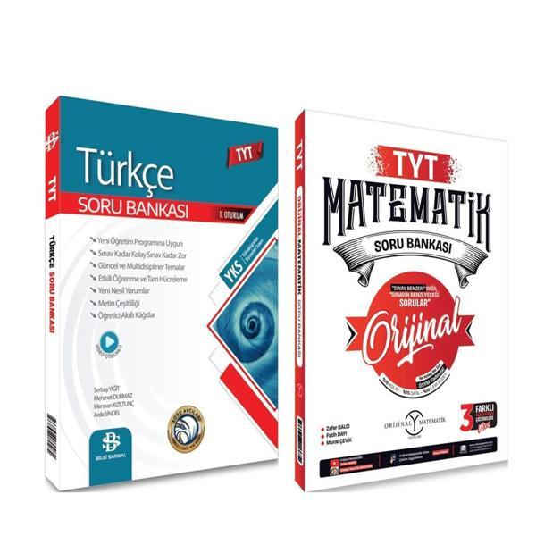Orijinal Yayınları TYT Orijinal Matematik ve Bilgi Sarmal Türkçe Soru Bankası Seti 2 Kitap - Bilgi Sarmal Yayınları - Image 1