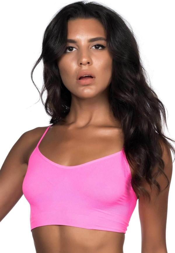 NEON FUŞYA   Soft İp Askı Büstiyer - Image 1