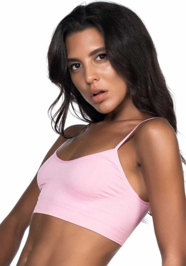 PEMBE   Soft İp Askı Büstiyer - Image 1