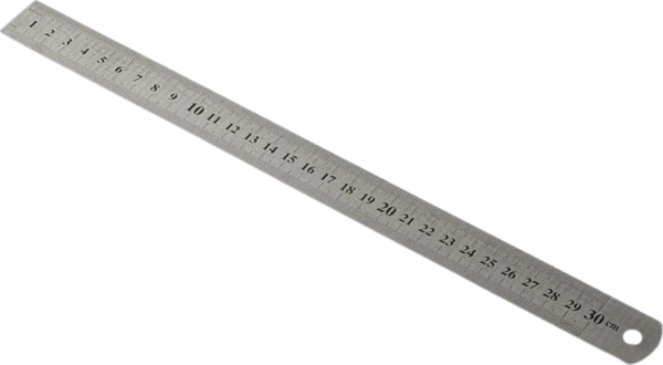  Wrax 50cm 20mm Inox Çelik Cetvel - Image 1