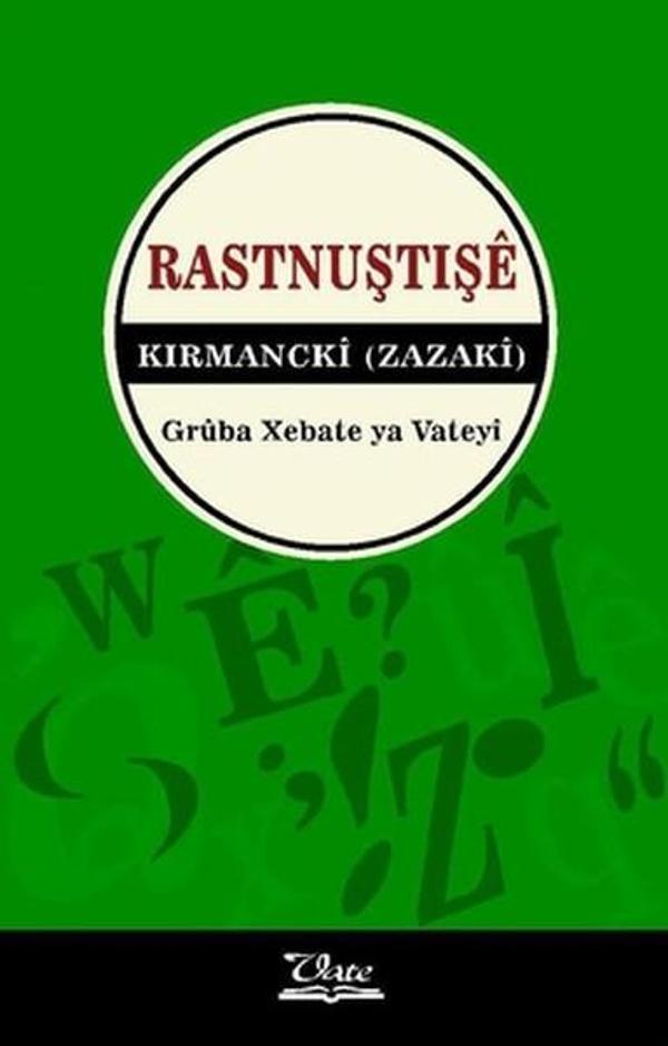 Rastnuştişe Kırmancki (Zazaki) - Vate Yayınevi - Image 1